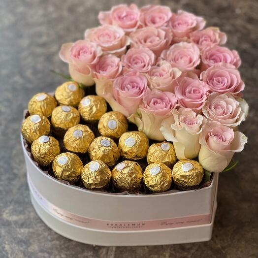 Ferrero Rose Heart Box