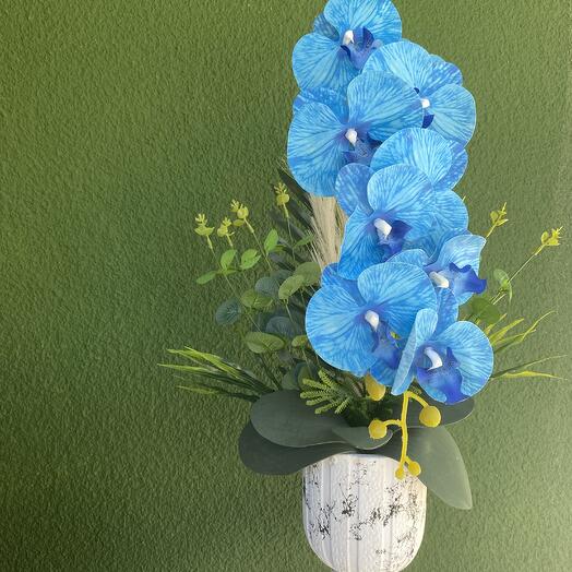Artificial Blue Orchid