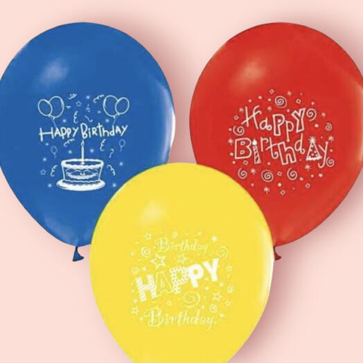 3 ADET DOĞUM GÜNÜ BALONU