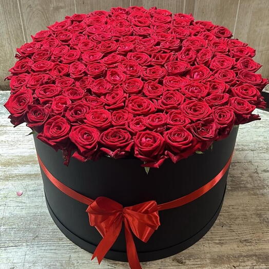 Kırmızı gul kutu buyuk 201