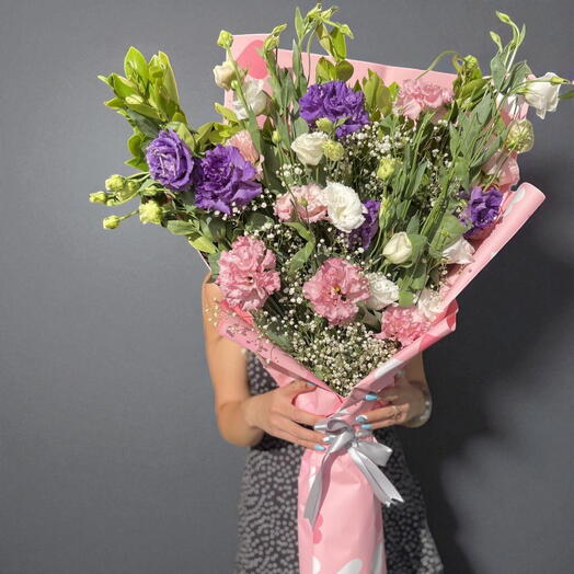 Lisianthus buyuk buket