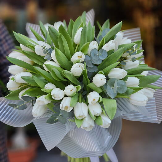 White Tulips