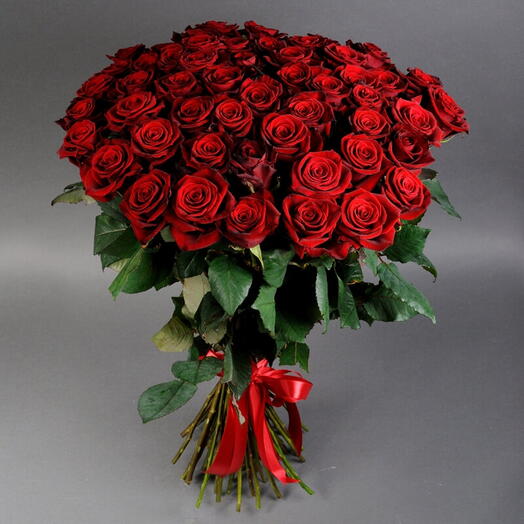 51 red rose gul buketi
