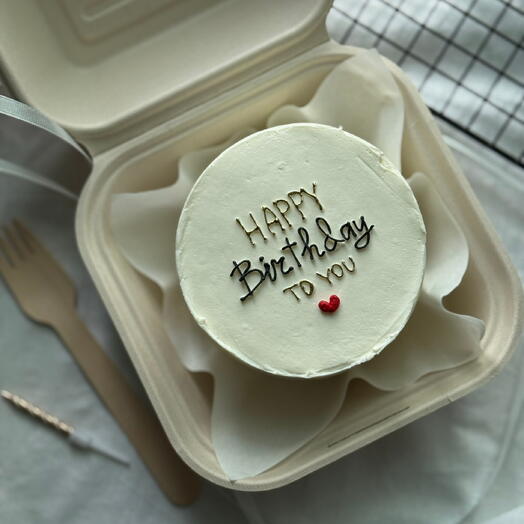 Classic Birthday Bento Cake