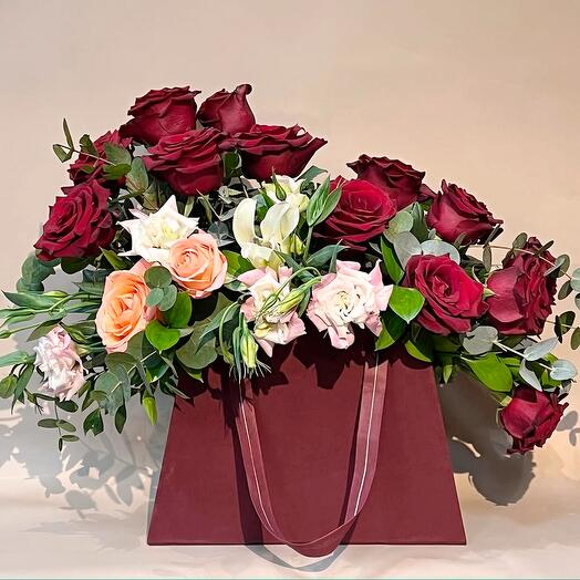 Flowers in a bag
