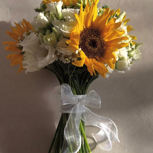 Beyaz Gul   Sunflower Demeti