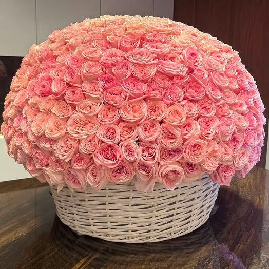 201 gul Çiçek sepeti