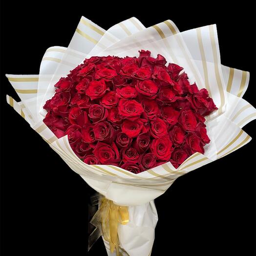 101 adet kırmızı gul