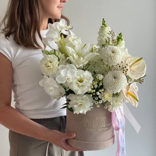 Lilyum, Yıldız Çiçeği ve Orkide Kutusu