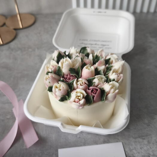 Romantic Flower Bento Cake – Gift for Her Today