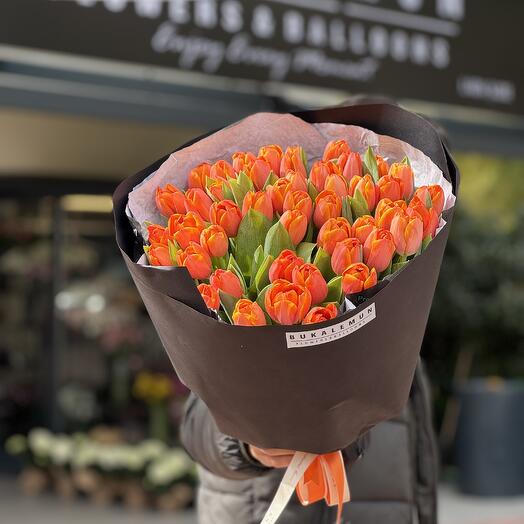 51 orange tulip
