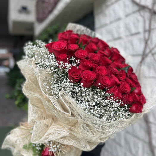 Kırmızı Gul Buketi