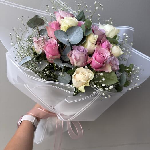 Karışık gul buketi