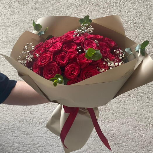 Red Rose Bouquet 41 pieces