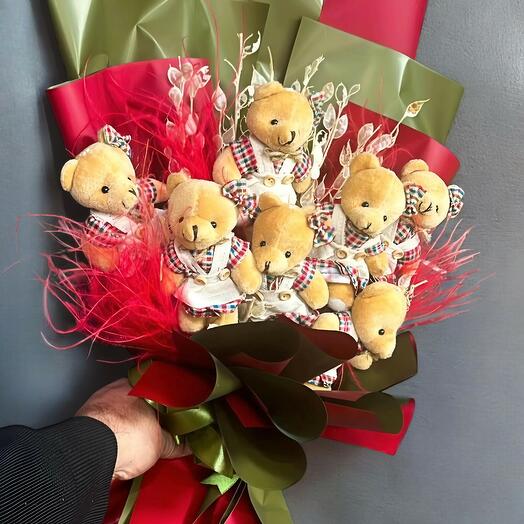 Teddy bear bouquet