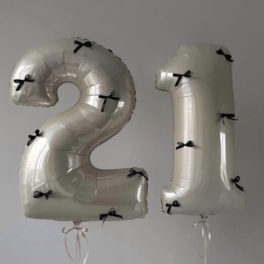 21st Birthday Balloon Set