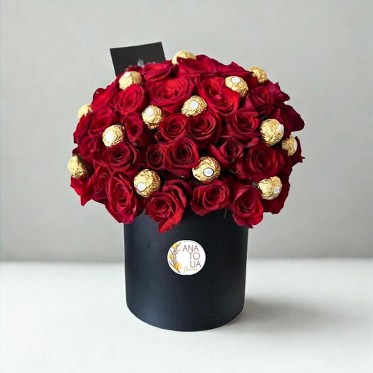 Anatolia Flowers Kutuda Gul Çikolata