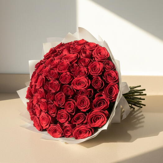 51 red roses