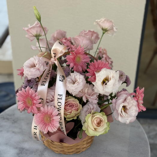 Çiçek sepeti mix 1