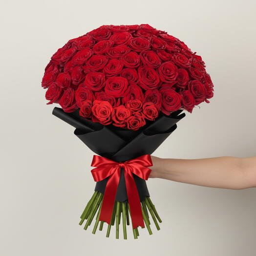 Big red bouquet