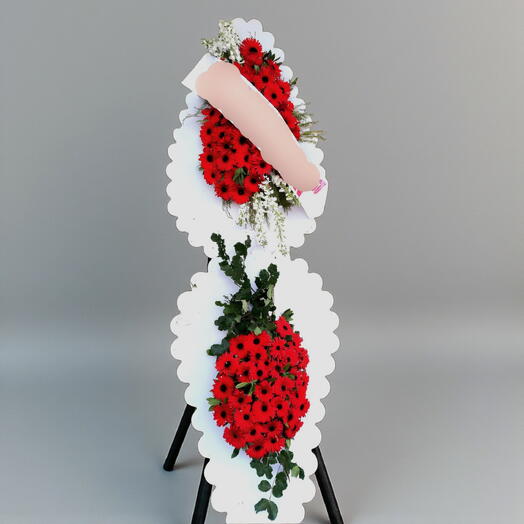 Jumbo 2 Katlı Kırmızı Duğun Çelengi