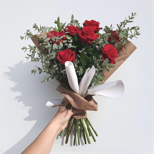 Kırmızı gul demet