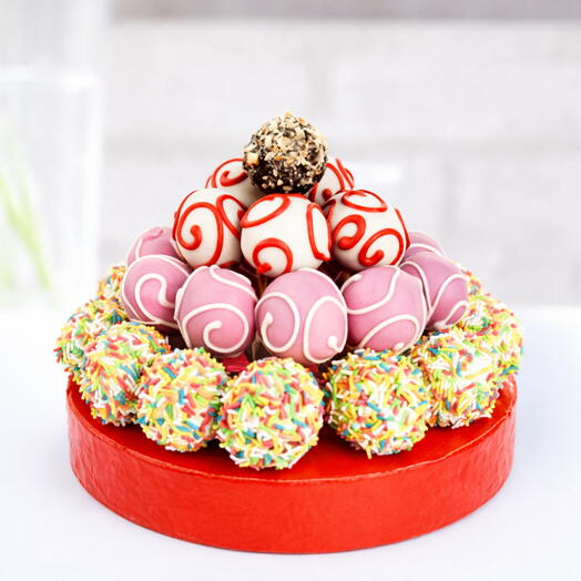 Truf Kekli Gokkuşağı Aranjmanı