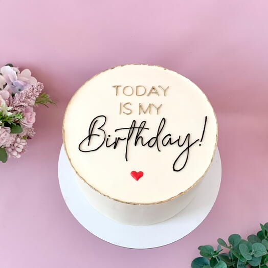 Birthday Minimal Bento Cake