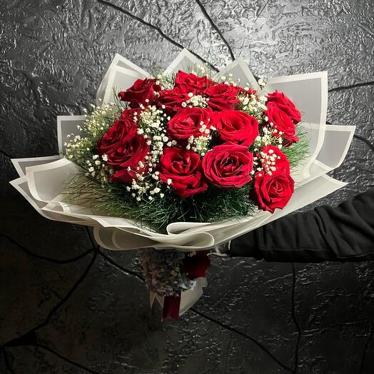 21 Kırmızı Gul Buketi
