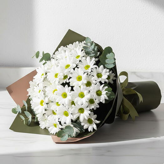 Beyaz Papatya Buketi