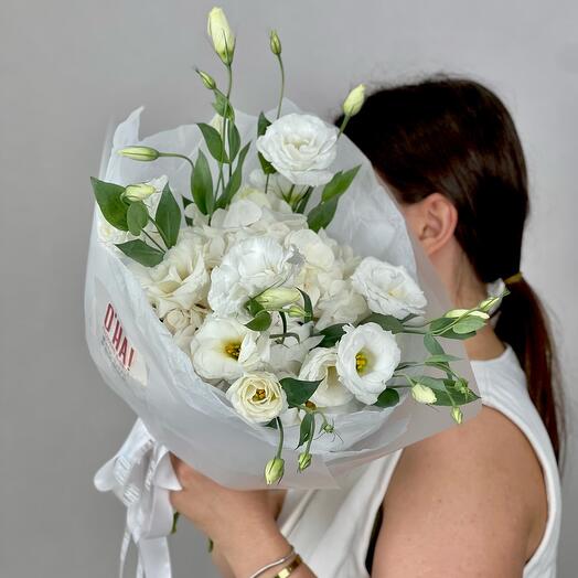 Eustoma ve Ortanca Düeti💭