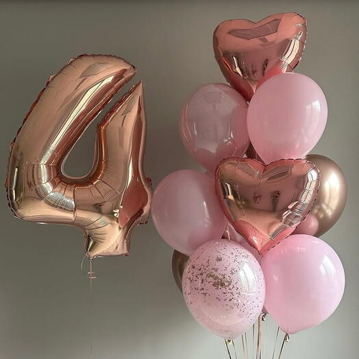 Rose Gold Helyum Balon