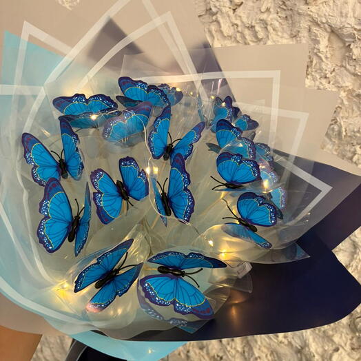 Light-up butterfly bouquet