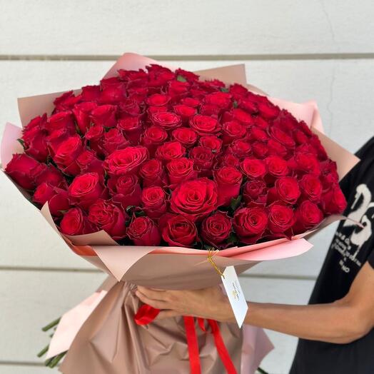 Rhodos Bouqet Red Lovers XL button