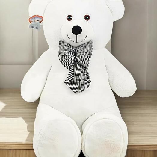 80 cm Beyaz Ayıcık Peluş Oyuncak - Buyuk Boy Hediye Ayı