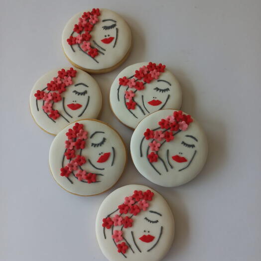Flower-haired woman yuzu cookie