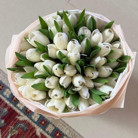 Beyaz Lale Buketi