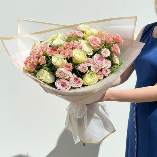 Karışık gul buketi