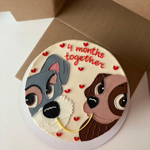 Cute Couple Bento Cake ️ | Custom Anniversary Cake