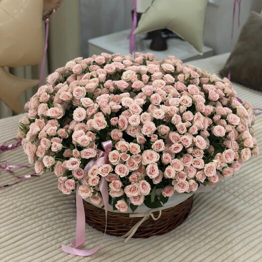 Sepette sprey sarı / premium aranjman