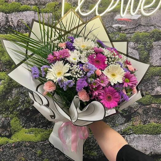 BÜYÜK BOY GERBERA PAPATYA BUKETİ