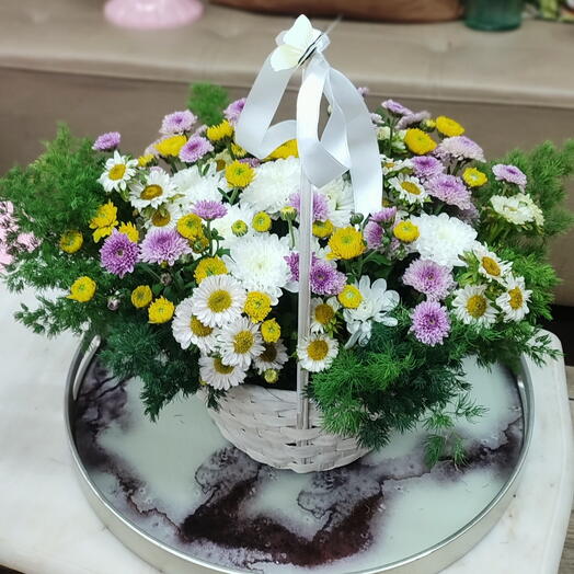Çiçek sepeti