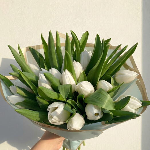 White Tulip Bouquet