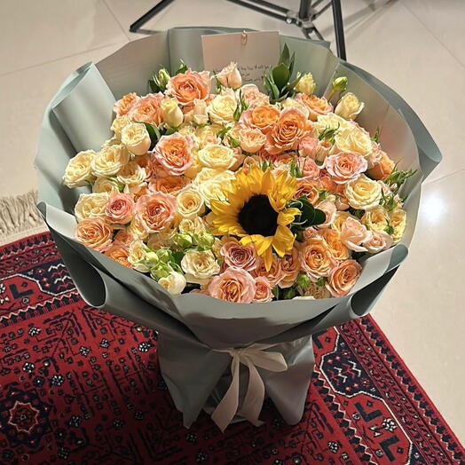 Sarı ve Pembe Guller