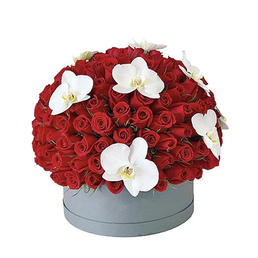 🌹 DEVVV Gul ve Orkide Aranjman