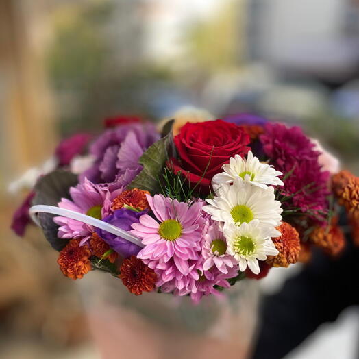 Çiçek sepeti çanta