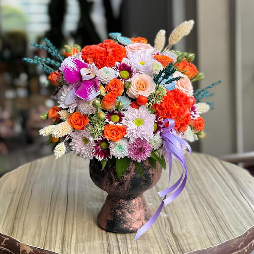 Sonbahar Neşesi Çiçek Aranjmanı