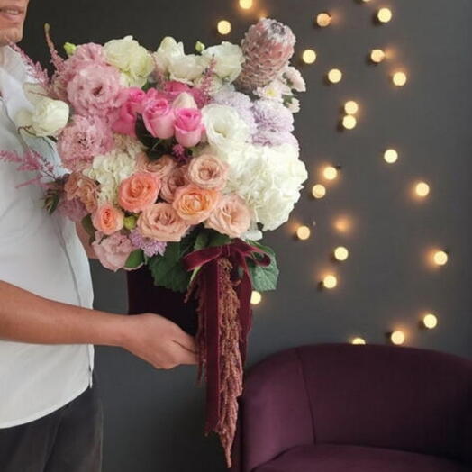 Kadife kutuda çiçekler