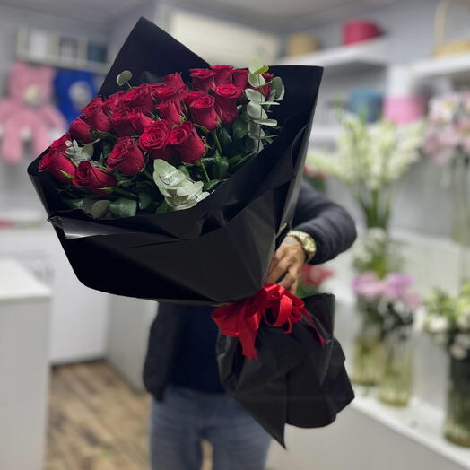 29 kırmızı gul buketi