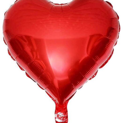 Kırmızı Kalp Folyo Uçan Balon